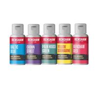 Renshaw Oil Based Food Colouring Bundle, (Pack of 5 x 20 g Colours)