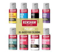 Renshaw Oil-Based Food Colouring - Pick any 4 (4x20g) | Choose from a Wide Range of Vibrant Colours