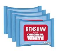 Renshaw Original Natural Marzipan - White, 2.5 kg, Pack of 4 (Total 10 kg)