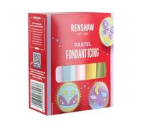 Renshaw Pastel Just Roll With It Fondant Icing Multipack - Ready to Roll Icing for Cakes, 5 x 100 g (Pack of 1)