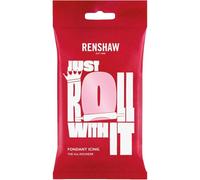 Renshaw Just Roll With It Fondant Icing - Pink, 250 g (Pack of 1)