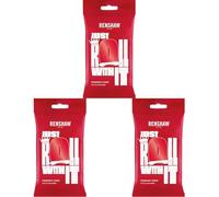 Renshaw Poppy Red Just Roll With It Fondant Icing, 250 g (Pack of 3) - Ready to Roll Icing for Cakes
