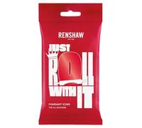 Renshaw Just Roll With It Fondant Icing - Poppy Red, 1 kg (Pack of 1)