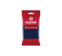 Renshaw Navy Just Roll With It Fondant Icing, 250 g (Pack of 1) - Ready to Roll Icing for Cakes