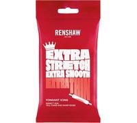 Renshaw Extra Stretch, Smooth & Thin Fondant Icing - Red, 1 kg (Pack of 1)