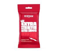 Renshaw Red Extra Stretch, Smooth & Thin Fondant Icing, 250 g (Pack of 1) - Ready to Roll Icing for Cakes