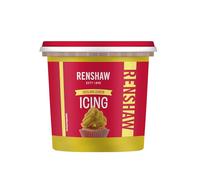 Renshaw Sicilian Lemon Vegan Buttercream Style Soft Icing for Cakes and Baking, 400 g (Pack of 1)