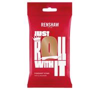 Renshaw Just Roll With It Fondant Icing - Teddy Bear Brown, 250 g (Pack of 1)