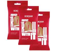 Renshaw Teddy Bear Brown Ready to Roll Fondant Icing 750g (Multipack 3X 250g)