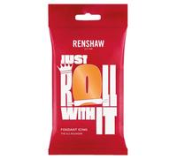 Renshaw Just Roll With It Fondant Icing - Tiger Orange, 250 g (Pack of 1)