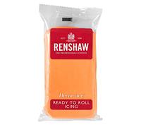Renshaw Tiger Orange Ready to roll icing 250g Packets (2 Packs)