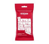 Renshaw White Extra Stretch, Smooth & Thin Fondant Icing, 250 g (Pack of 1) - Ready to Roll Icing for Cakes