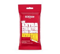 Renshaw Yellow Extra Stretch, Smooth & Thin Fondant Icing, 250 g (Pack of 1) - Ready to Roll Icing for Cakes