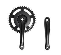Rensimote Bicycle Crank Set Single Speed 44T Crankset Aluminum Alloy 170mm Crank Cycling Accessories