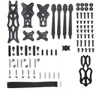 Rensimote For 7 Inch Carbon Fiber Quadcopter Frame Kit 5.5mm Arm for FPV Freestyle RC Racing Drone Models Easy Install