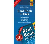 Rent Book 3-Pack : Legally Required where Rent is Paid Weekly - for Use throughout the UK