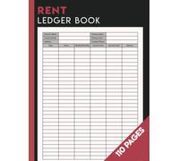 Rent Ledger Book: Rental Property Record Log Book for Tenants and Landlords.