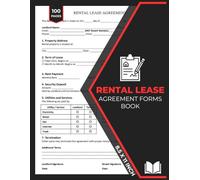 Rental Lease Agreement Forms Book: Month-to-Month or Fixed-Term Agreements | Rental Contract Form Between Landlord and Tenant | 50 Forms