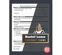 Rental Lease Contract Forms: 60 Month-to-Month Residential Property Agreement Forms for Tenants and Landlords | 120 Single-Sided Pages