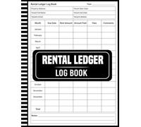 Rental Ledger Log Book: A Simple Organizer for Rent Property Management