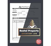 Rental Property Inventory Log: Apartment & House Condition Tracker for Landlords and Property Managers | Quick Index Included | Up to 96 Properties, 100 Pages
