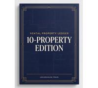 Rental Property Ledger: 10-Property Income & Expense Tracker for Landlords | Dedicated Section per Rental to Log Rent, Tenants, Mortgage, Repairs & ... with Annual Portfolio Summary (Large 8.5×11)