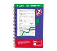 Rental Receipt Book - Business Sales Carbon Copy Receipt Book | Small Self-Copying Duplicate Portable Sales and Invoicing Forms for Business Accounting