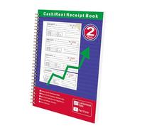 Rental Receipt Book - Self-Copying Duplicate Spiral Book Pads, Office Supplies for Recording Financial Transactions and Sales | Professional Paper Path Documentation for the