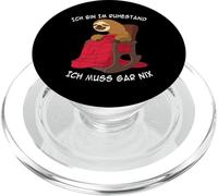 Rente Faultier Ruhestand Rentner Grafik Männer Frauen PopSockets PopGrip for MagSafe