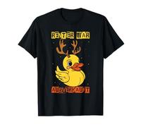 RENTER WAS SOLD OUT Reindeer Duck Christmas T-Shirt