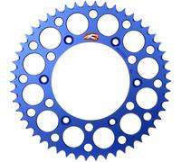 Renthal 224u-520 Ultralight Grooved Rear Sprocket Blue 50t