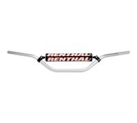 Renthal 7/8 Handlebar, Silver, 22mm, Aluminium, SX Foam Pad Included, 83.5cm Width, 13.5cm Height, 95mm Contour, 130mm Bridge Slot Width, 120g