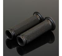 Renthal Dual Compound Extra Firm Road Black Grips - Full Diamond 32mm O/D