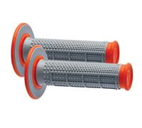 Renthal Grips MX Dual Compound Tapered Half Waffle Orange