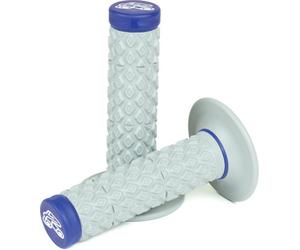 RENTHAL DUAL LAYER COMFORT MX GRIPS R-WORKS BLUE G206