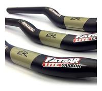 Renthal Fatbar Lite Carbon Rise 40 Mm Handlebar 31.8 mm Black / Aluminium Gold