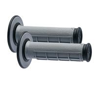 Renthal G151 Motocross Dual Compound 1/2 Waffle Grips Grey Black