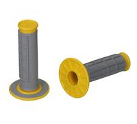 Renthal Grips Offroad Duallayer Diamond Half Waffle Soft Gray/Yellow