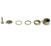 Renthal 1 1/8´´ 2.5/5/10/20 Mm Stem Cap Silver One Size Gold