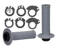 Renthal Lock-On Half Waffle Tapered Soft Grips G238 Gray
