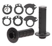 Renthal Lock-On R-Works Half Waffle Ultratacky Handlebar Grips Schwarz