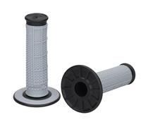 RENTHAL MX Dual Compound Half Waffle Tapered Grips Gray/Black