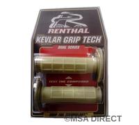 Renthal MX / Enduro Dual Compound Grips Diamond / Waffle (50/50) (1 Pair)
