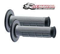 RENTHAL MX HANDLEBAR GRIPS for MOTOCROSS OFF ROAD DIRT BIKE GREY / BLACK