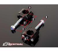 Renthal Renthal Fatbar 36 Bar Mounts, CL051, 36mm Bar Mounts 5mm O/s, Hon 00-20/