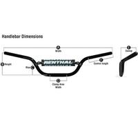 Renthal Renthal Fatbar YZ/YZF 602, Renthal 602-01-tt