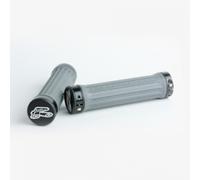 Renthal Traction Lock-on Grips - Grey / Medium Compound