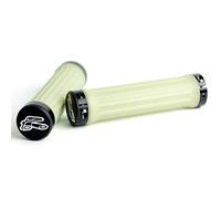 Renthal Traction Lock-On Grips - Yellow, Kevlar Compound/Mountain Bike MTB Locking Handlebar Part Comfort Handle Bar Trail Enduro Downhill Off Road Riding Cycle Accessories Cycling Component Pair