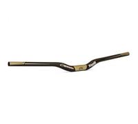 Renthal V2 Fatbar Carbon Rise 30 Mm Handlebar Black 31.8 mm / 800 mm 31.8 mm Black / Aluminium Gold