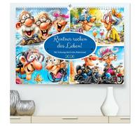 Rentner rocken das Leben! Mit Schwung durch den Ruhestand (hochwertiger Premium Wandkalender 2026 DIN A2 quer), Kunstdruck in Hochglanz: Ein witziger ... die das Leben in vollen Zügen genießen
